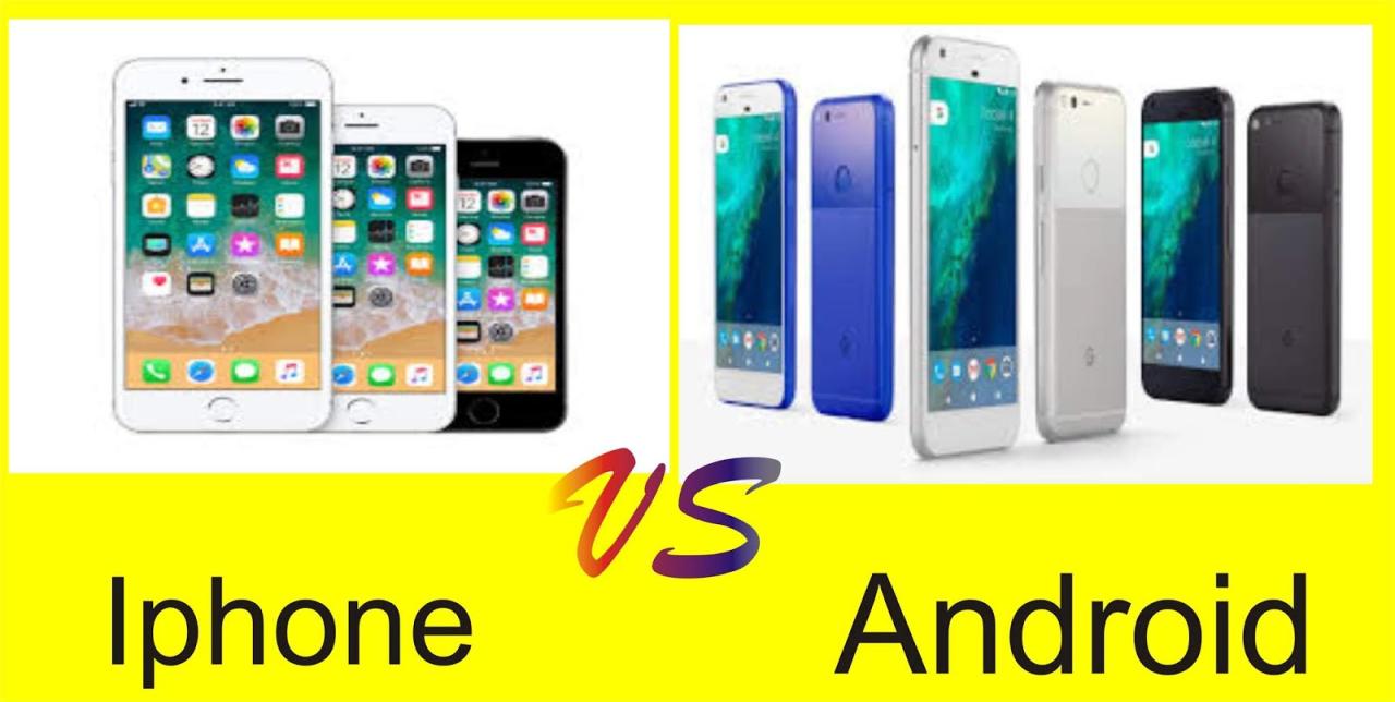 Android iphone vs comparison smartphone 2011 usage